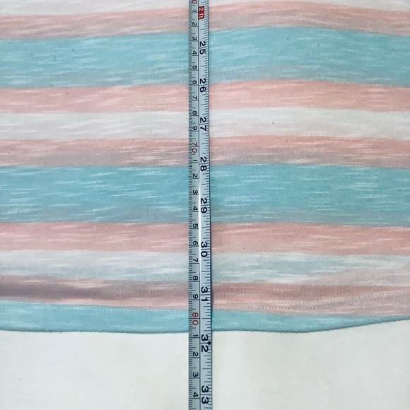 Torrid 6 Pink/Blue Multi Striped Dolman Top - Picture 10 of 10